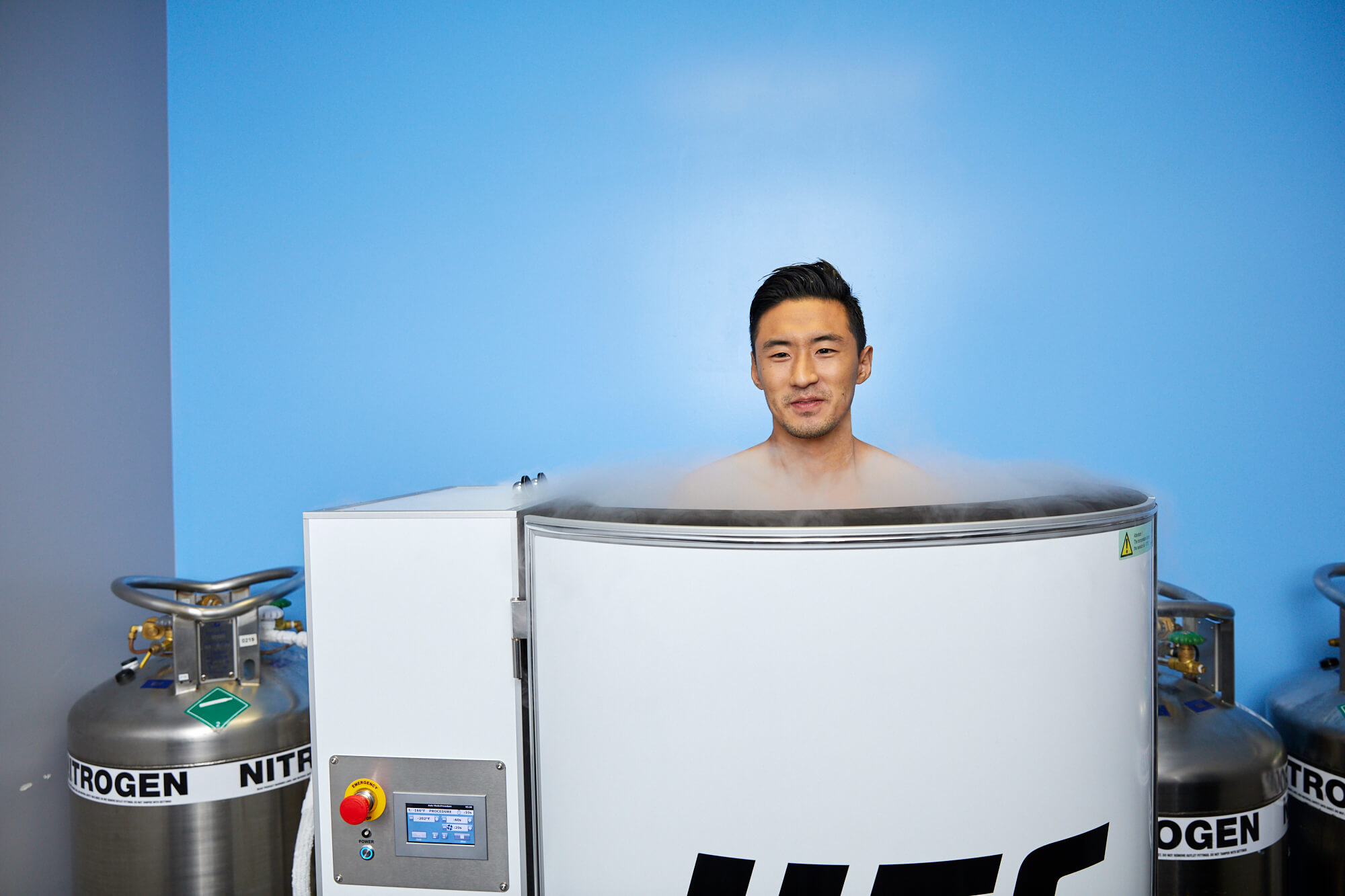 A cryotherapy machine